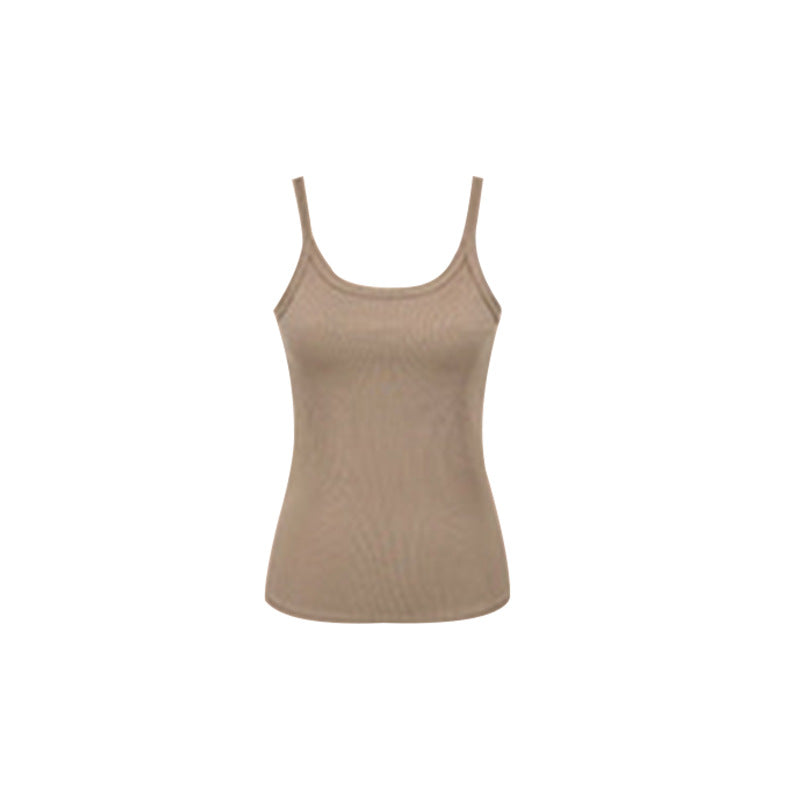 Women Basic Casual Solid Color Camis - Street Hipster Style