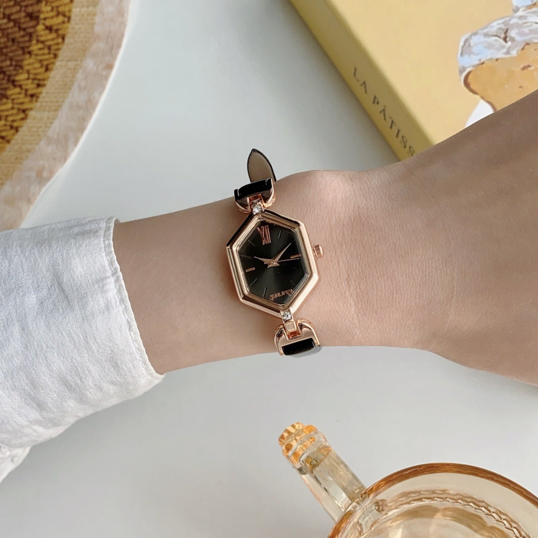 Women Fashion Casual Small Dial Quartz Watch
