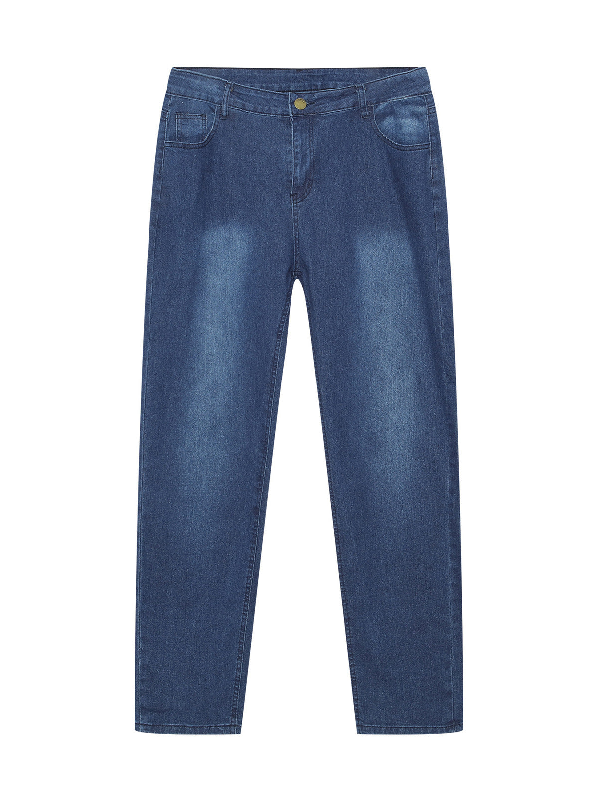 Men Fashion Basic Slim-Fit High Waist Jeans