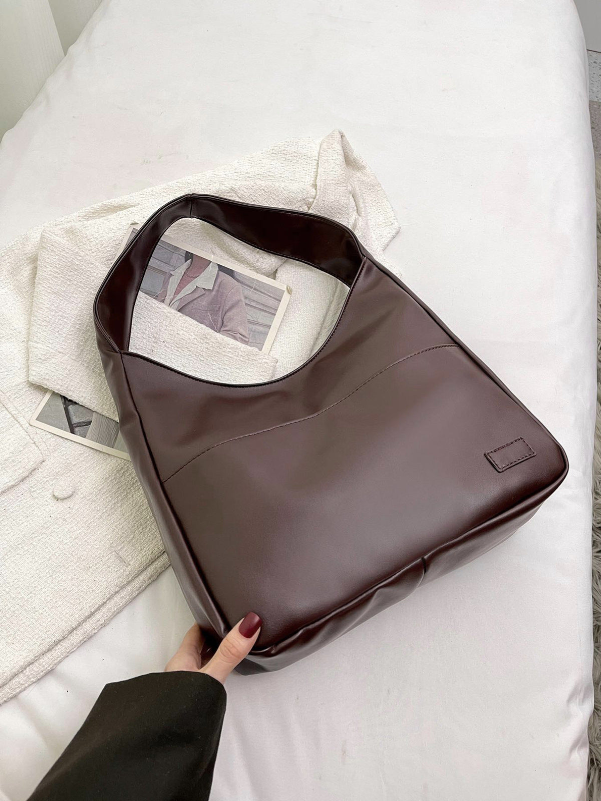 Autumn Women Large Capacity PU Shoulder Bag
