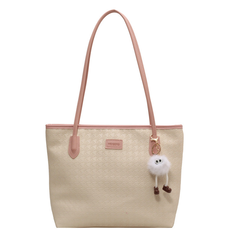 Bolso de mano informal de gran capacidad a la moda para mujer