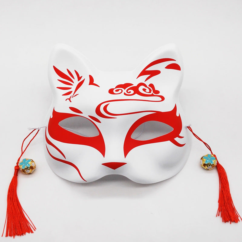 Women Cute Anime Fox Half-Face Cat Mask