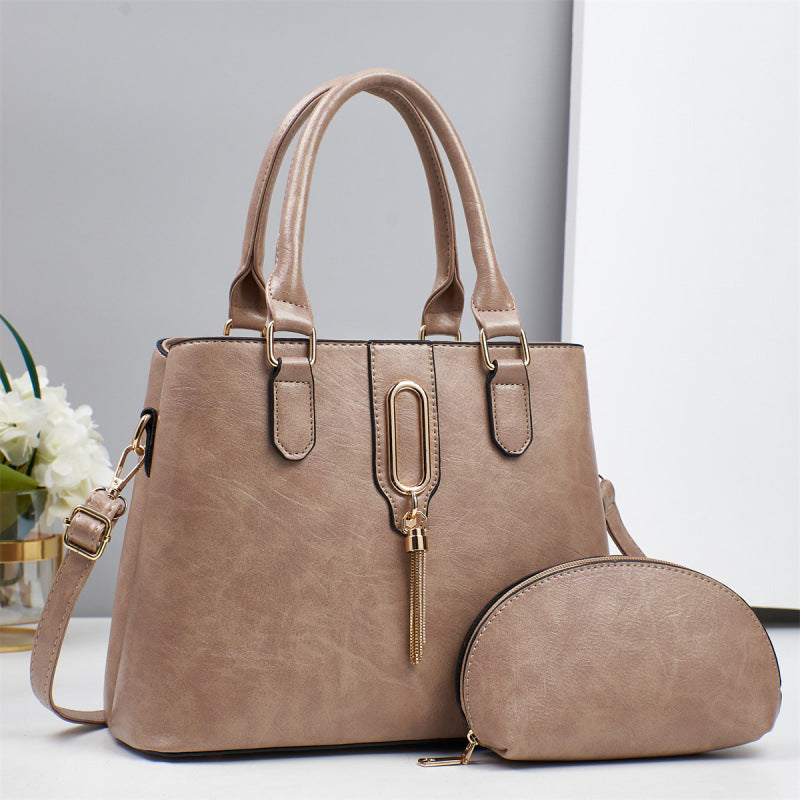 Ensemble deux pièces pour femme, sac à main élégant