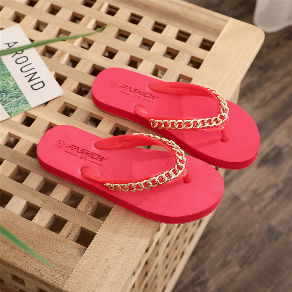 Summer Women Fashion Casual Beach Plus Size Flip-Flop