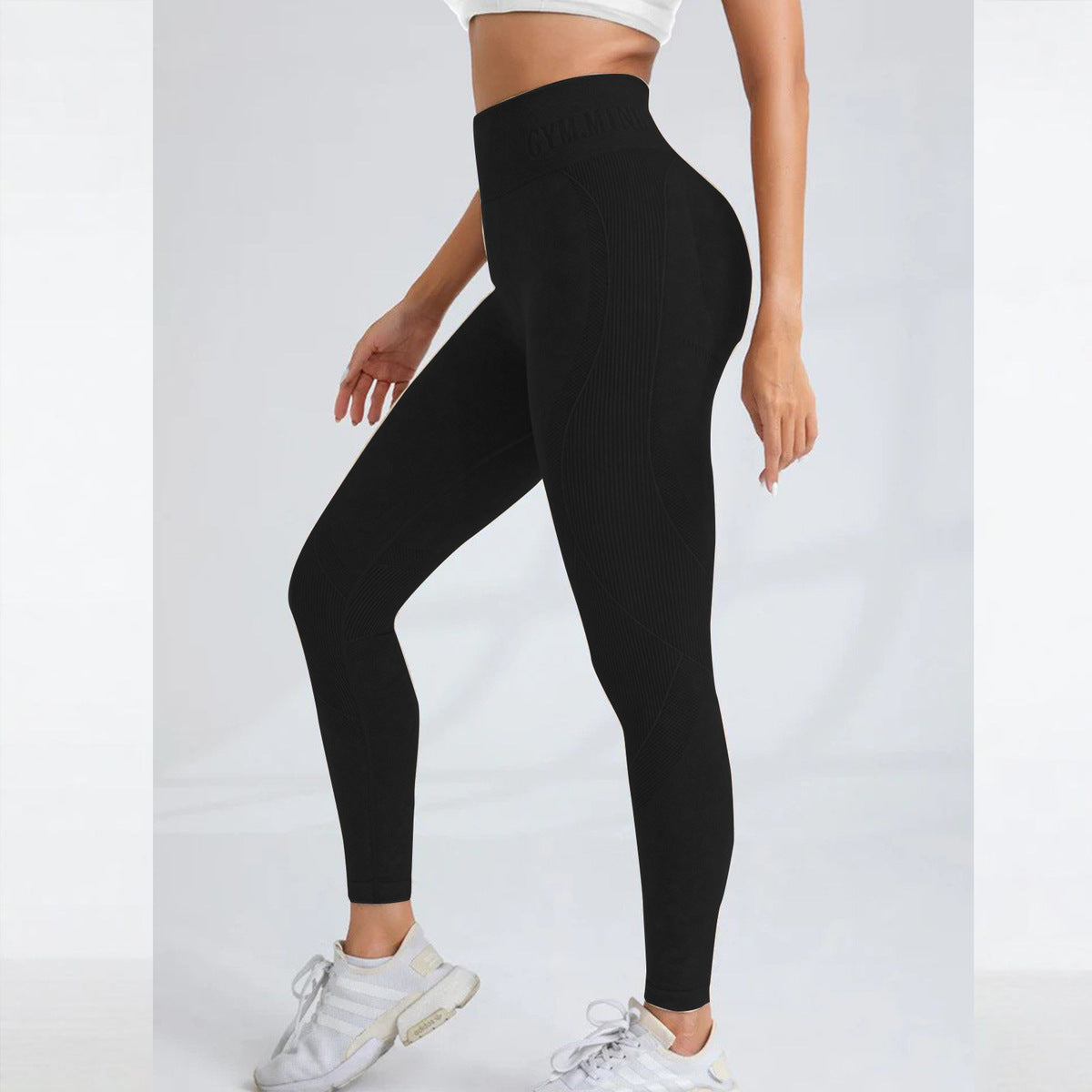 Leggings deportivos de cintura alta a la moda para mujer