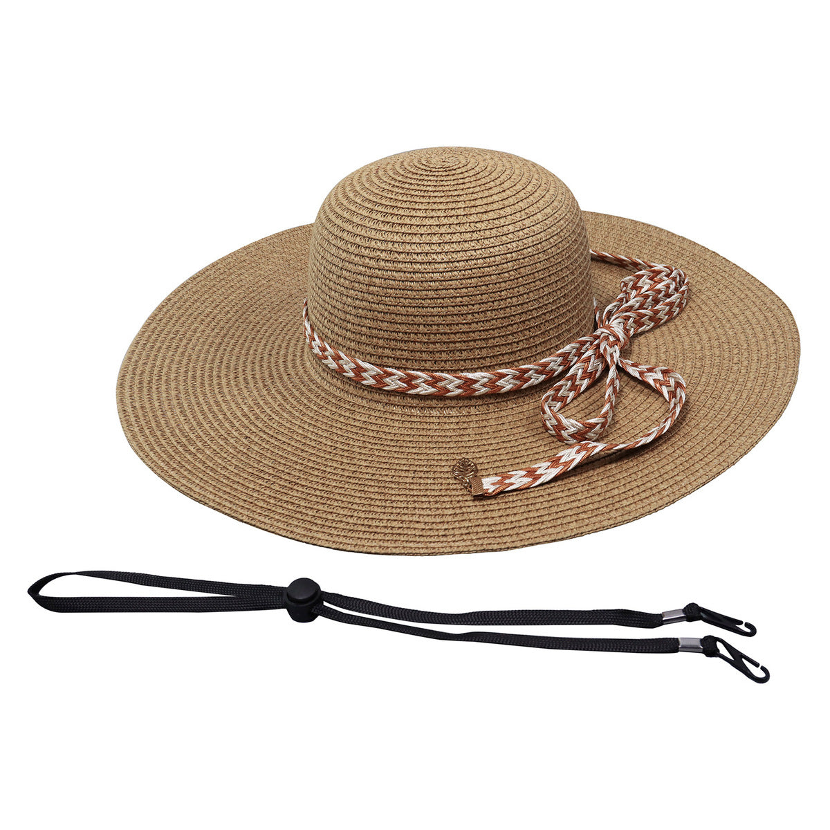 Sombrero de paja para playa, vacaciones, informal, de moda para mujer