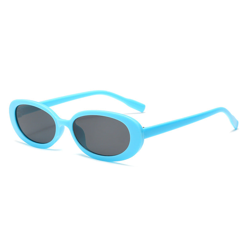 Gafas de sol retro ovaladas con montura pequeña