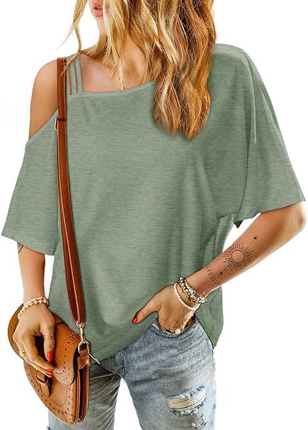 Summer Women Casual Solid Color Blank T-Shirt