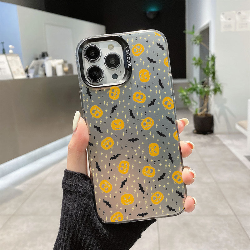 Women Cartoon Halloween Pumpkin Ghost Skull Apple Phone Case