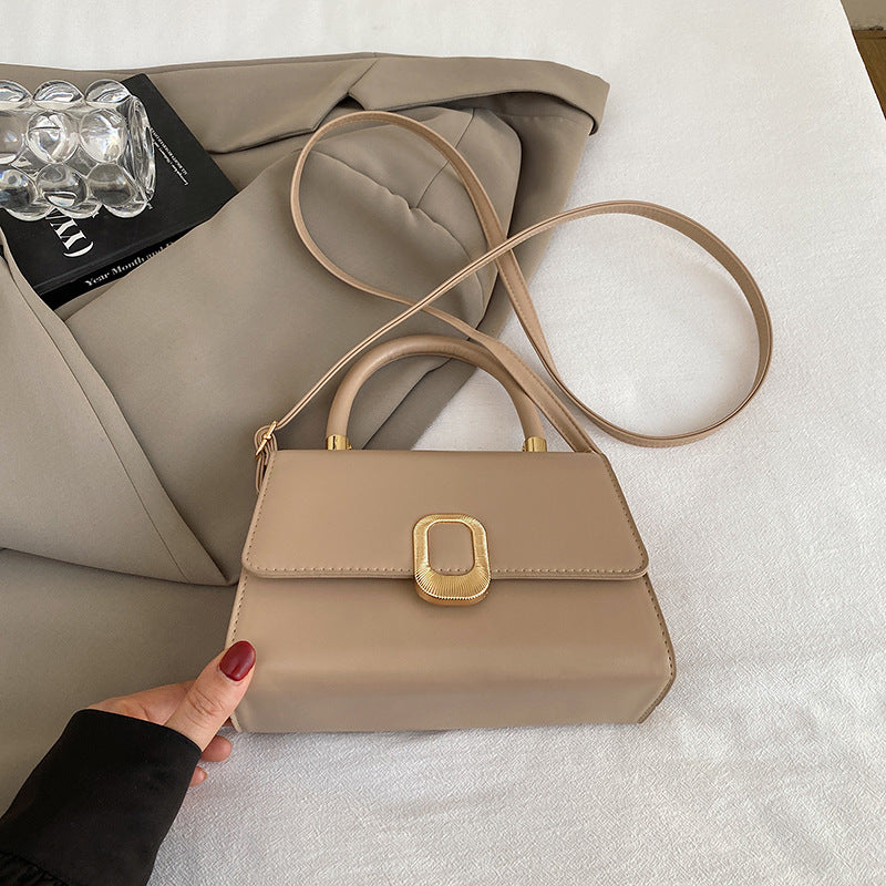 Women's Simple Retro Flip Handbag