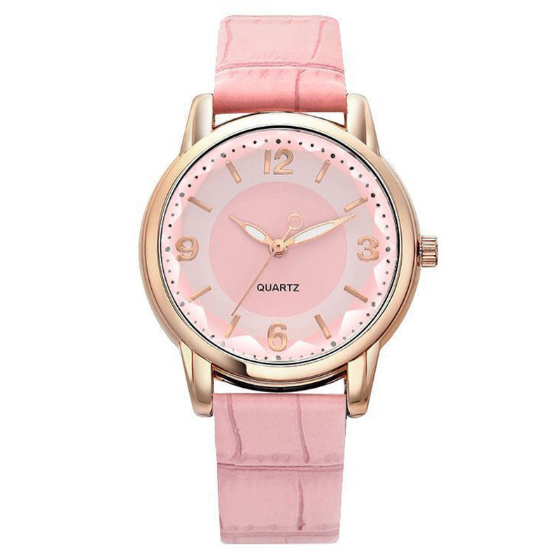 Women Fashion Solid Color Simple Quartz Watch