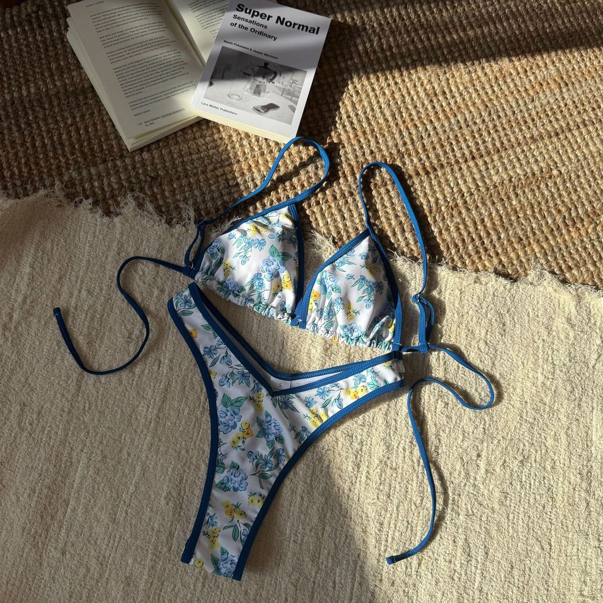 Maillot de bain bikini sexy à imprimé léopard pour femme