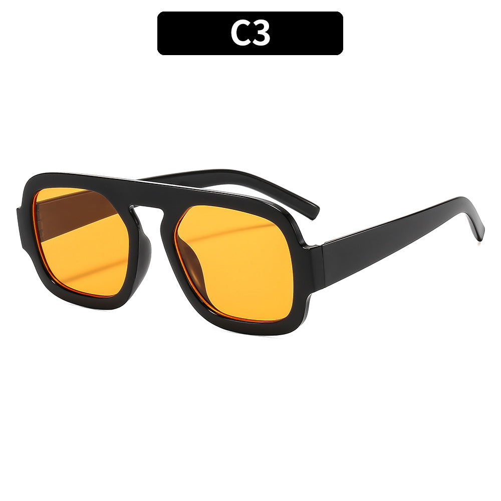 Gafas de sol de moda con montura cuadrada