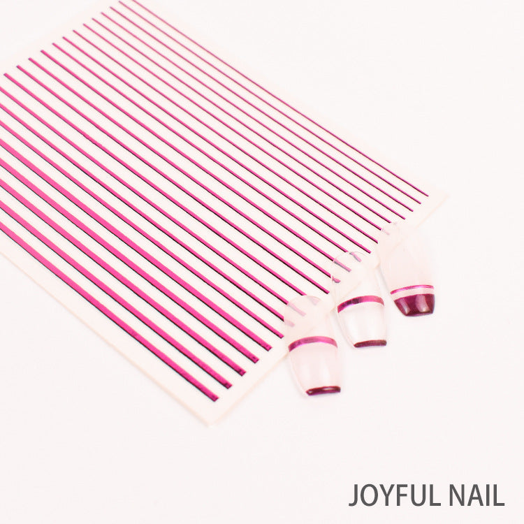 Autocollant de ligne de manucure Nail Art