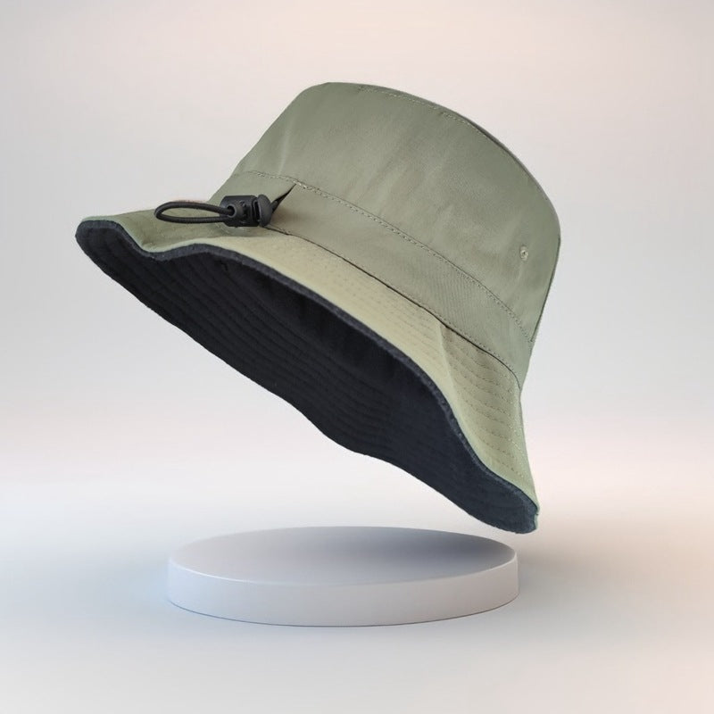 Women Fashion Solid Color Plush Deepened Bucket Hat