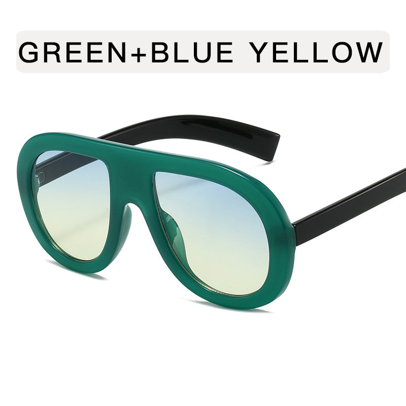 Gafas de sol vintage con montura grande personalizadas