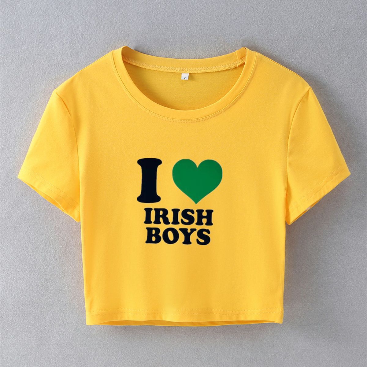 Street Fashion Women's Printed Navel Tee Cotton Polyester Short Sleeve Pullover