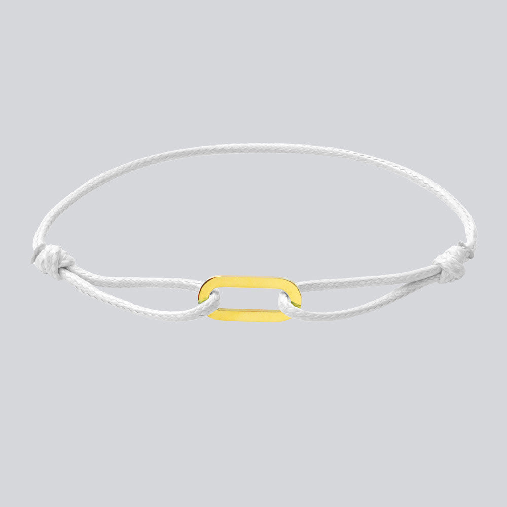 Women Fashion Simple Hand-Woven Single Ring Rope Adjustable Bracelet