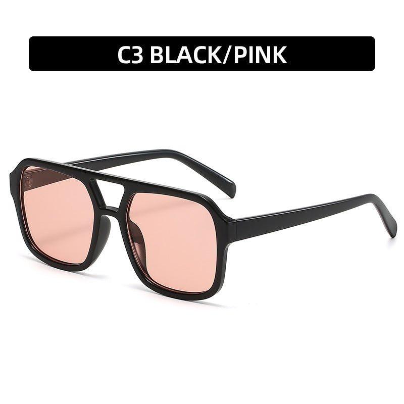 Gafas de sol clásicas de aviador de doble haz