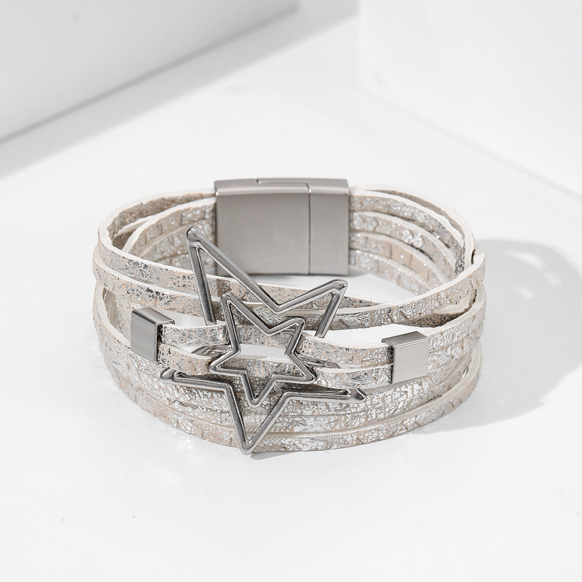Bohemian Multi-Layer Leather Alloy Bracelet