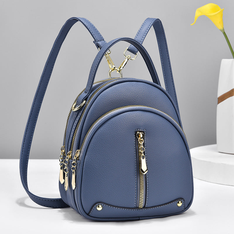 Women Fashion Small Backpack in PU Material