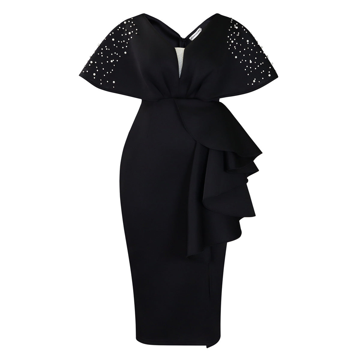 Women Fashion Elegant Irregular Plus Size Dress