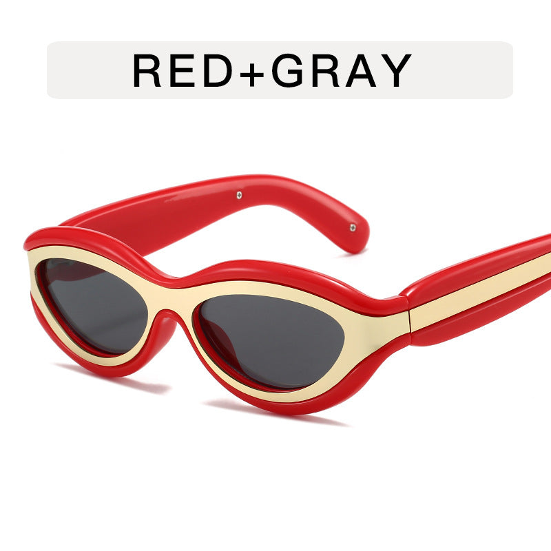 Fashion Personalized Anti-UV Large Frame Sunglasses