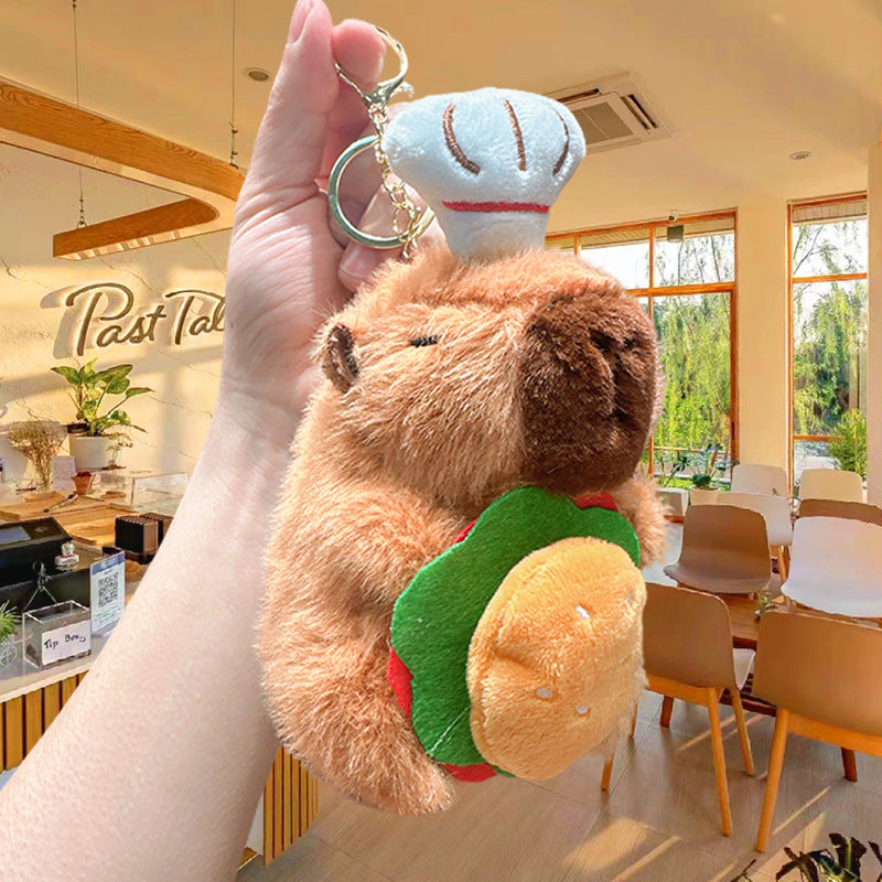 Adorable llavero de peluche con colgante para bolso y personajes coloridos