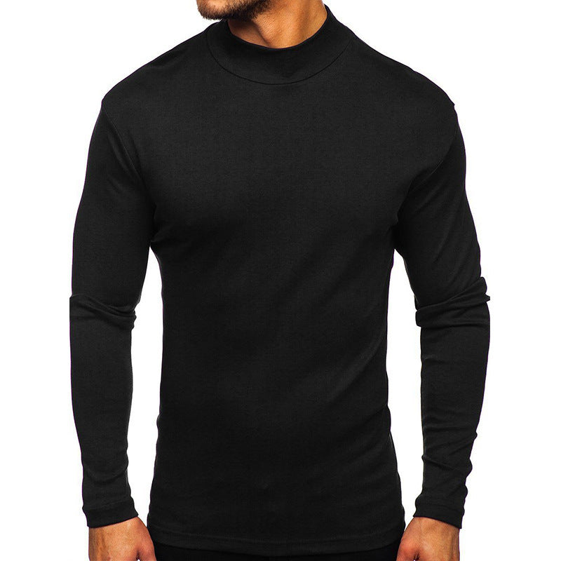 Men's Casual Basic Solid Color Long Sleeve T-Shirt