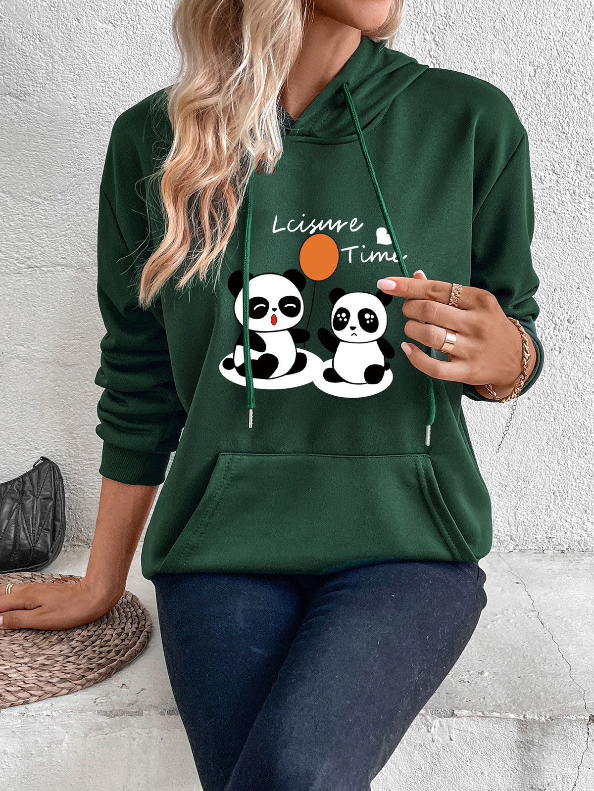 Women's Casual Print Hoodie - Scenery Pullover