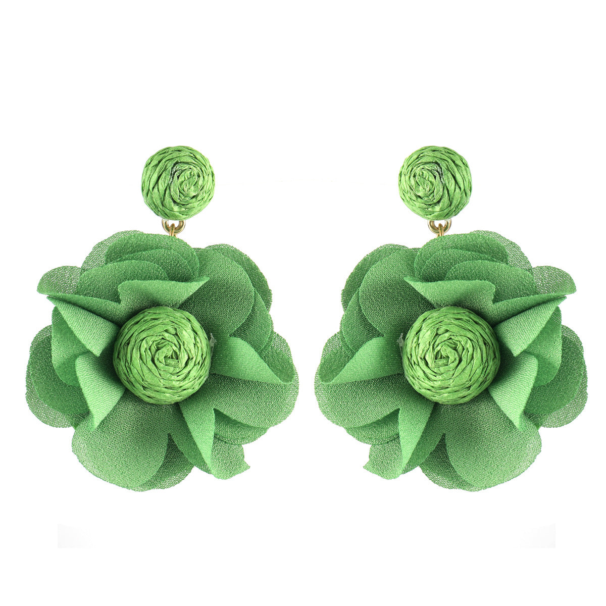 Bohemian Holiday Multicolor Floral Earrings