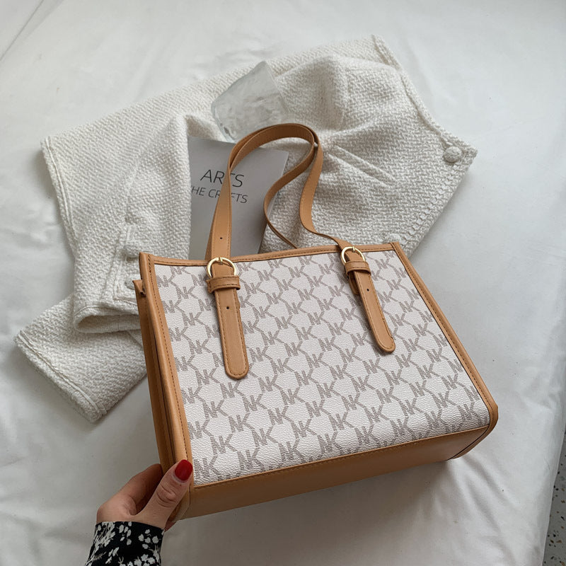 Fashion Women Large Capacity Letter Printed Tote Bag