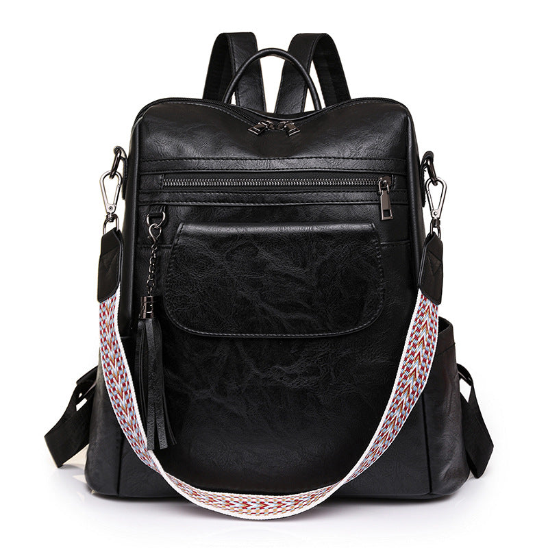 Women Large Capacity Retro Dual-Use Backpack