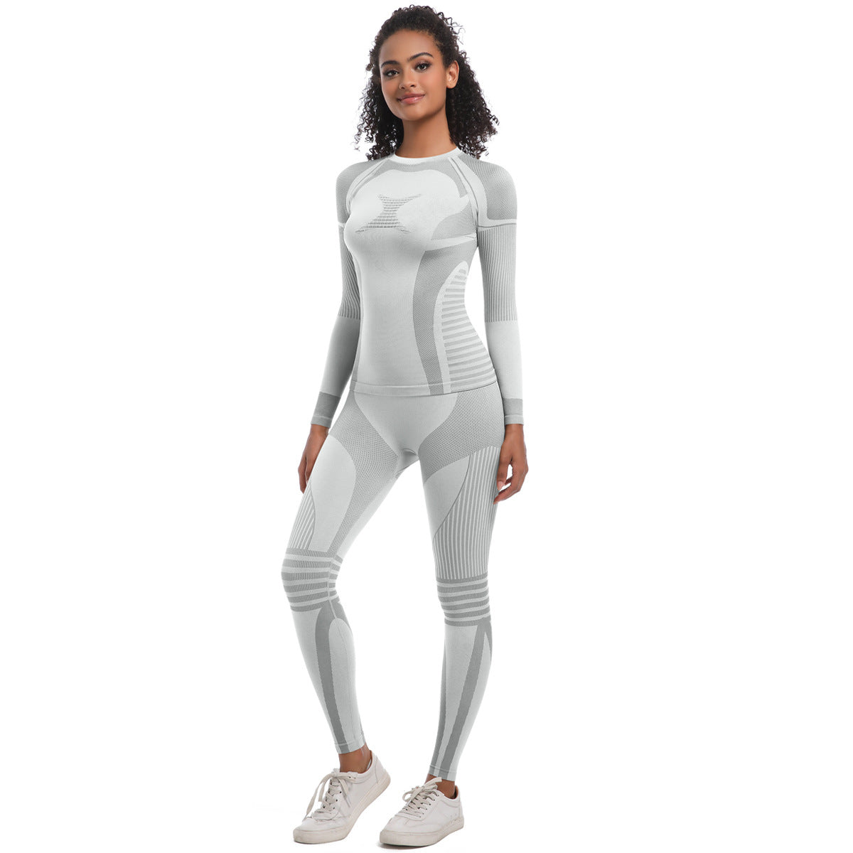Women Yoga Color Contrast Cycling Running Set