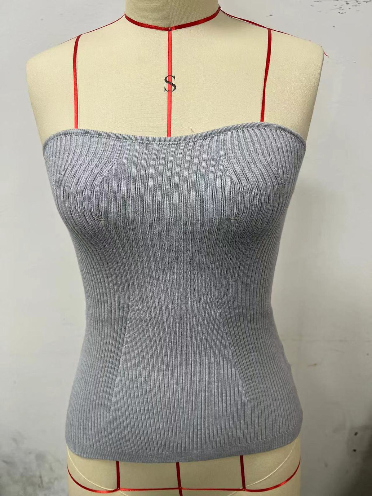 Summer Women Fashion Pullover Knitted Tube Top