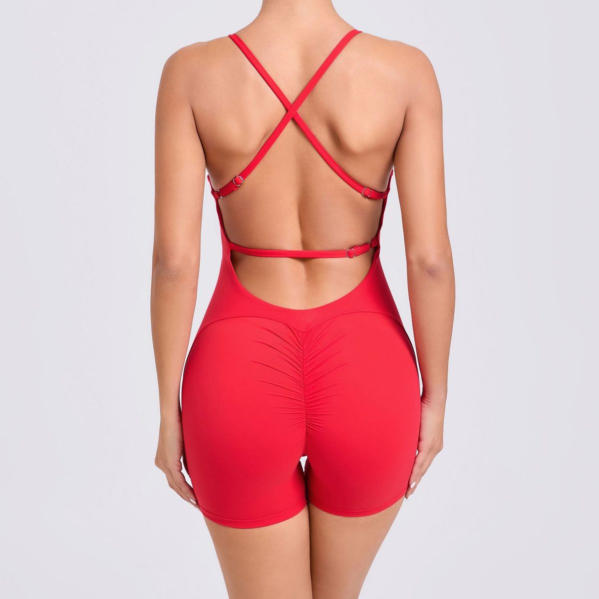 Women’s Hip-Lifting Fitness Backless Running Tights