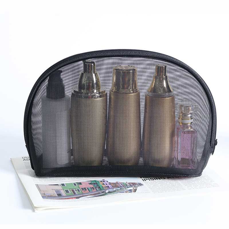 Bolsa de cosméticos transparente de gran capacidad