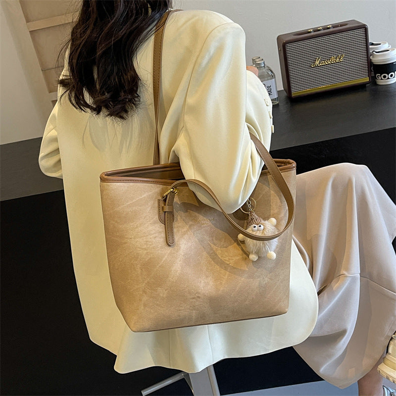 Women Fashion Casual Simple Large Capacity Tote Bag