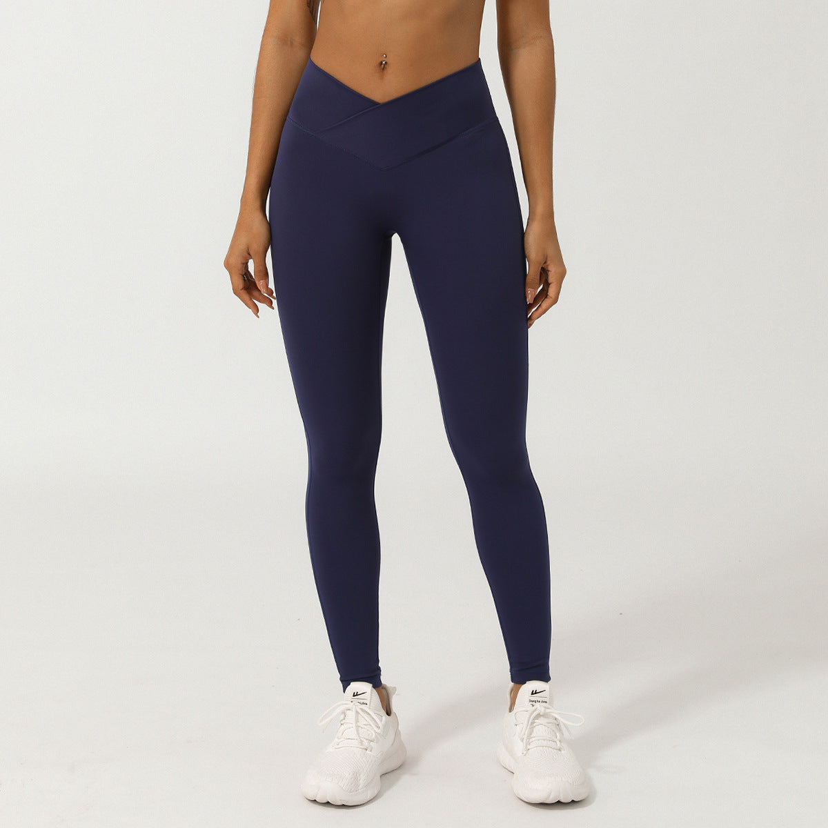 Leggings de sport de couleur unie pour femmes