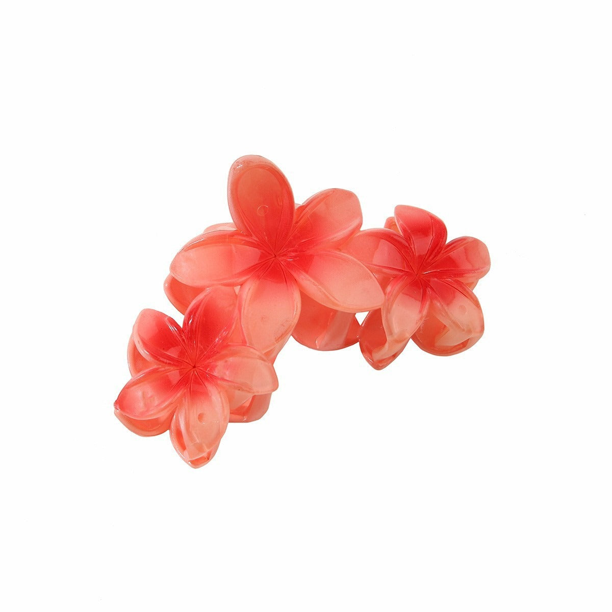 Pinza de agarre floral con degradado de playa para vacaciones