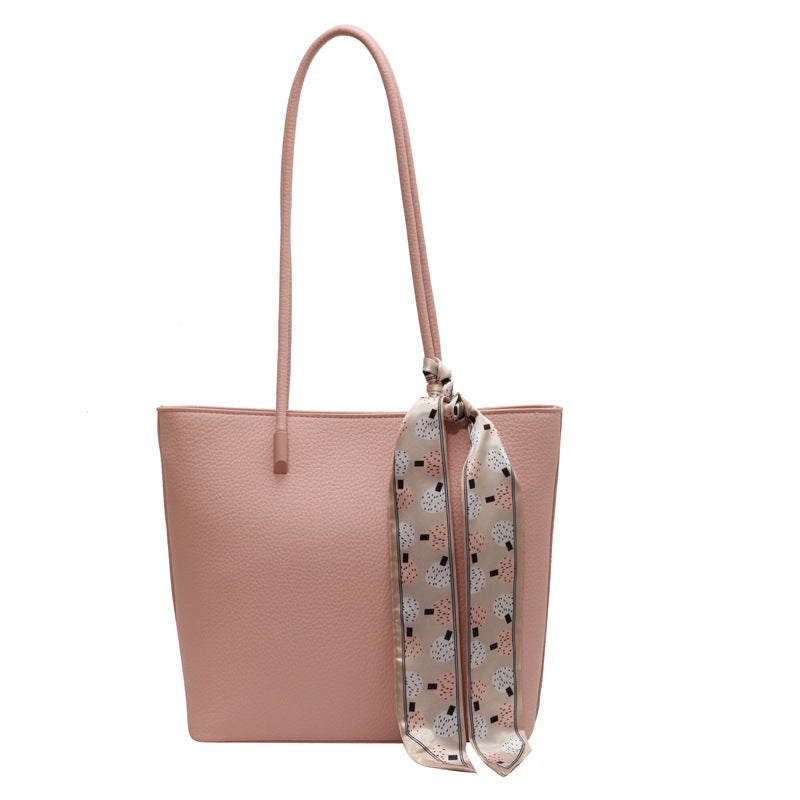 Large Capacity Women Summer Tote Bag in PU Material