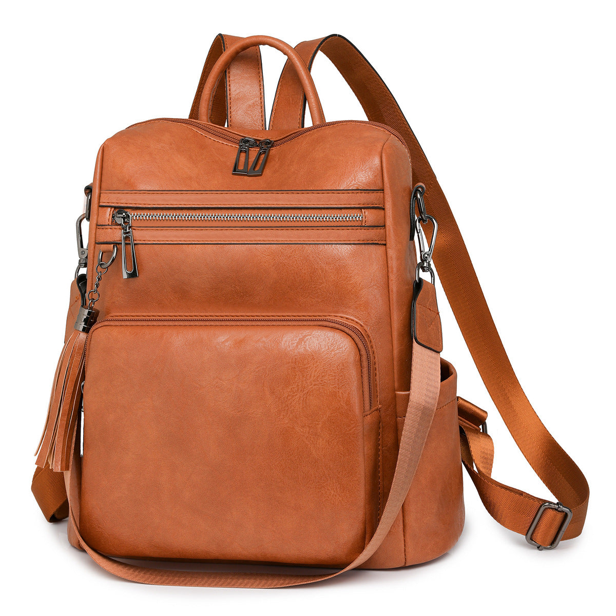 Winter Vintage Fashion Women Leopard Backpack