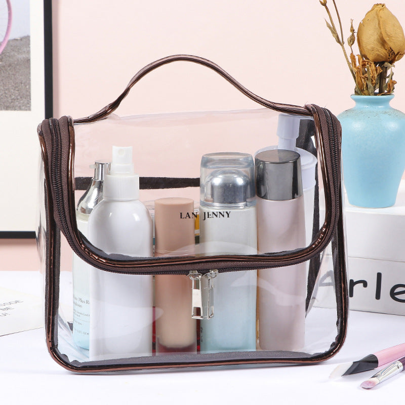 PVC Transparent Cosmetic Bag Simple Waterproof Travel