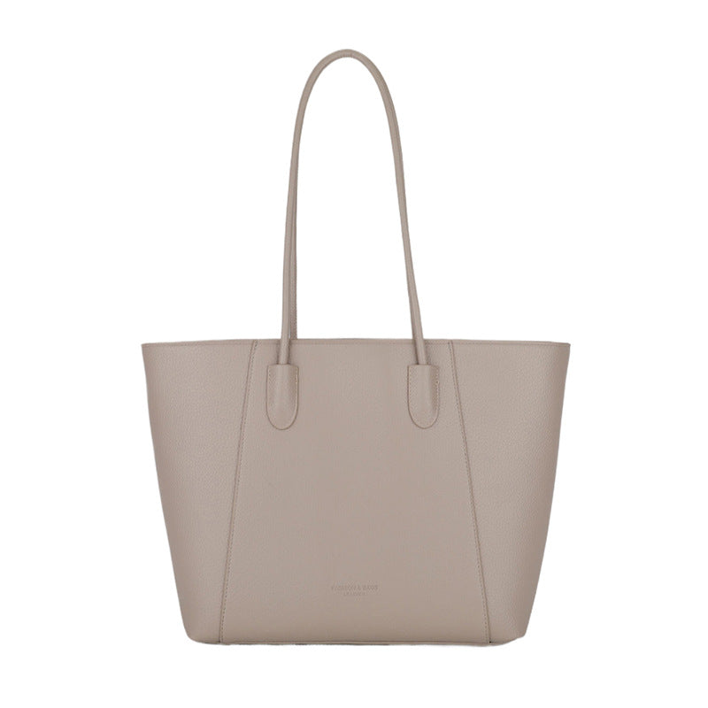 Bolso de mano vintage sencillo de gran capacidad
