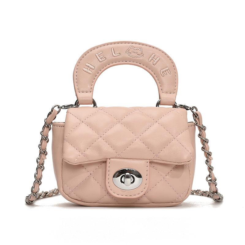 Mini bolso bandolera de moda de color liso