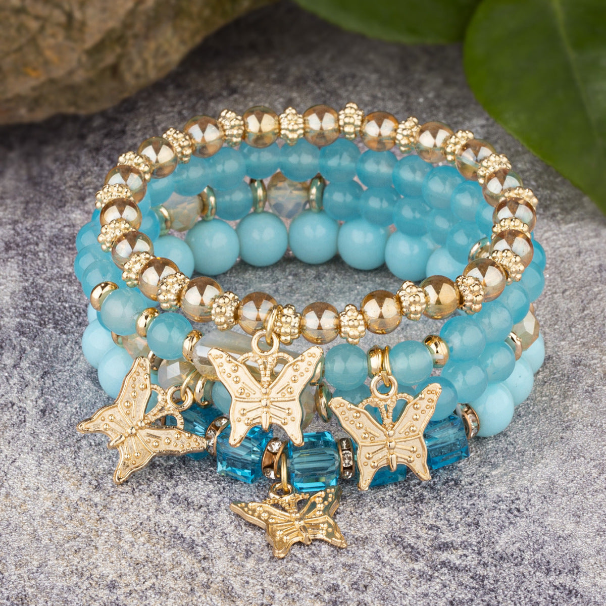 Bohemian Style Multi-Layer Wooden Beaded Bracelet