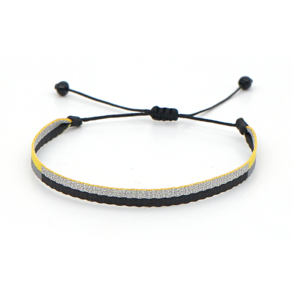 Bohemian Ethnic Ribbon Handwoven Bracelet