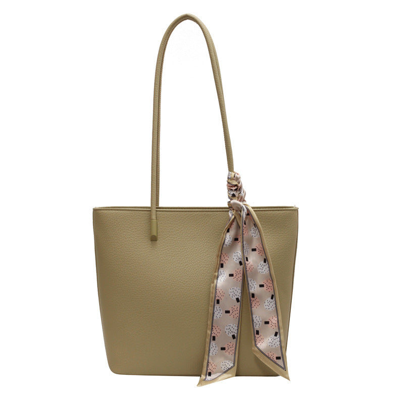 Large Capacity Women Summer Tote Bag in PU Material