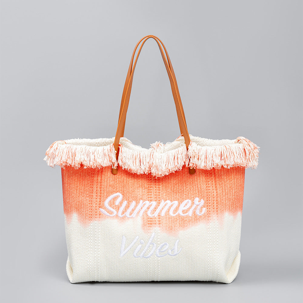 Sac fourre-tout brodé style bohème décontracté pour les fêtes