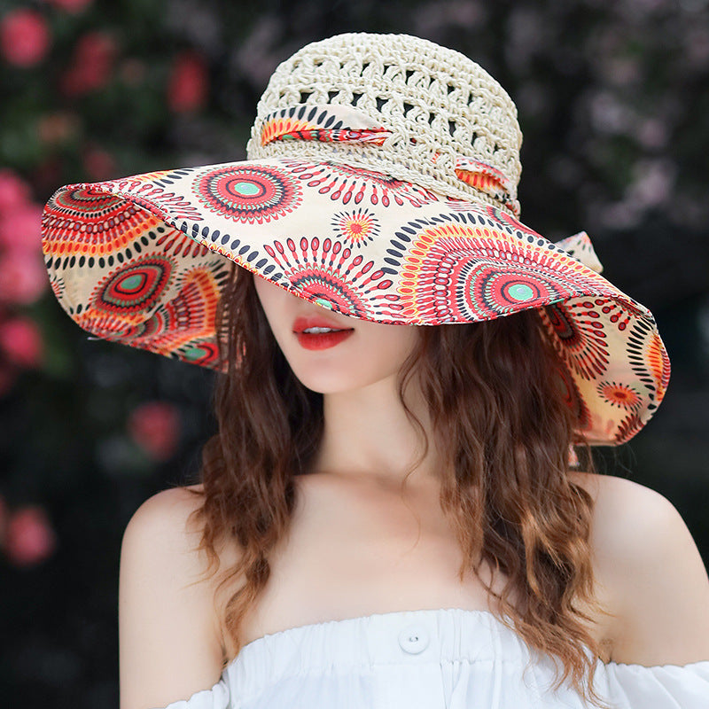 Summer Vacation Straw Woven Women Sun Hat